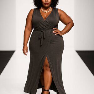 Sassi Rebel sleeveless Maxi dress with front split